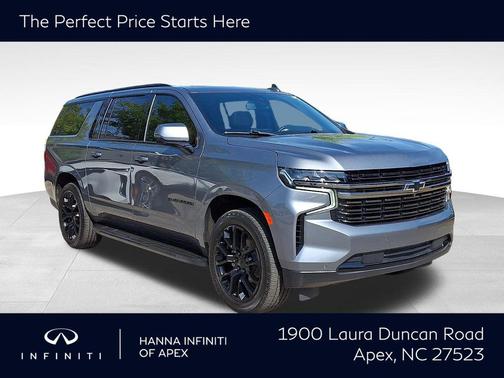 Satin Steel Metallic 2022 Chevrolet Suburban RST