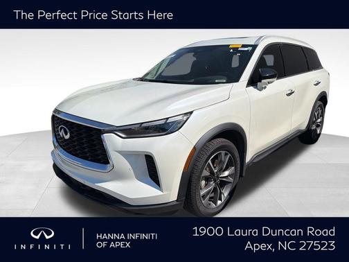 Majestic White 2023 INFINITI QX60 Luxe