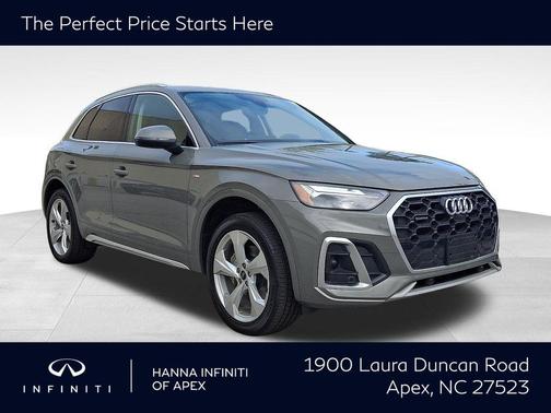 Gray Metallic 2023 Audi Q5 45 S line Premium Plus