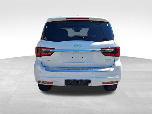 Moonstone White 2024 INFINITI QX80 SENSORY AWD