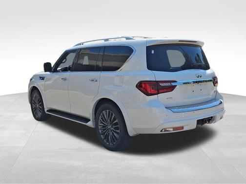 Moonstone White 2024 INFINITI QX80 SENSORY AWD