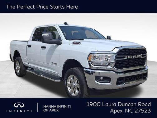Bright White Clearcoat 2024 RAM 2500 Big Horn Crew Cab 4x4 6'4' Box