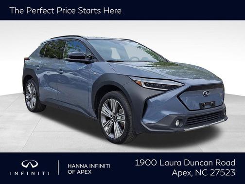 Harbor Mist Gray Pearl 2-Tone 2023 Subaru Solterra Touring