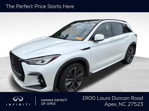 Radiant White 2024 INFINITI QX50 SPORT