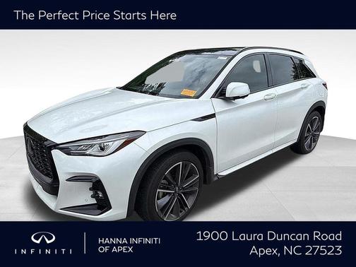 Radiant White 2024 INFINITI QX50 SPORT