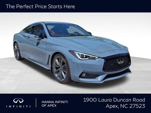 Slate Gray 2021 INFINITI Q60 3.0t Red Sport 400