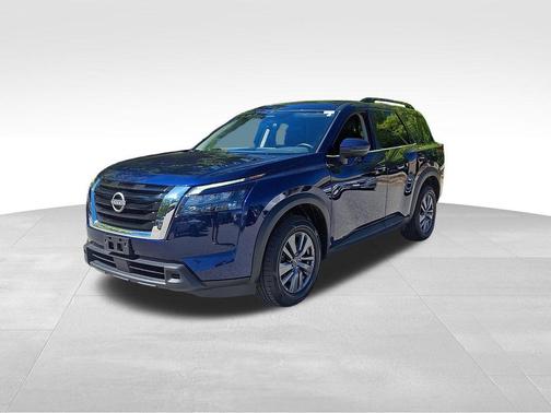 Deep Ocean Blue Pearl 2024 Nissan Pathfinder SV 4WD