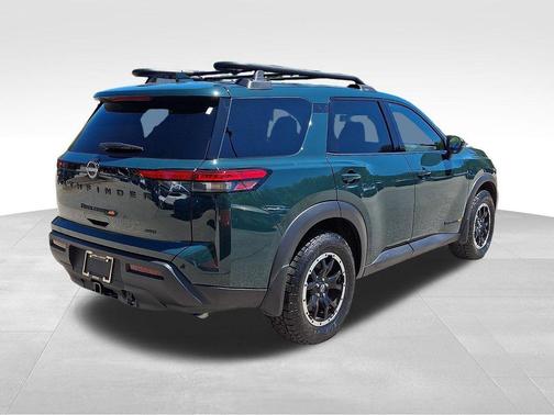 Obsidian Green Pearl 2025 Nissan Pathfinder Rock Creek 4WD