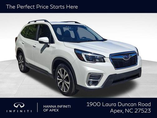 Crystal White Pearl 2021 Subaru Forester Limited