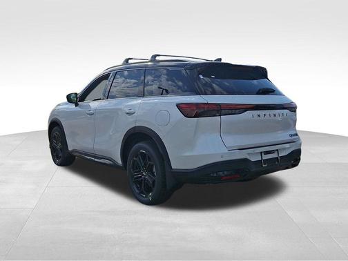 Radiant White/Black Obsidian 2026 INFINITI QX60 SPORT AWD