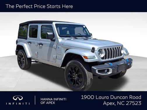 Silver Zynith Clearcoat 2024 Jeep Wrangler 4xe Sahara