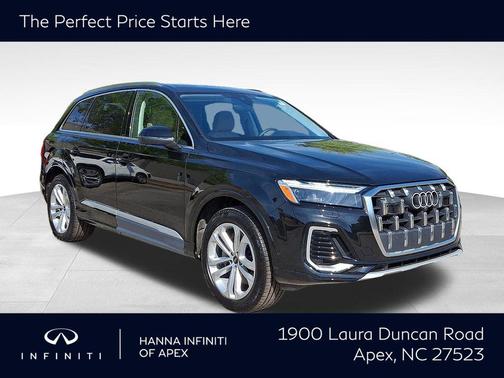 Mythos Black Metallic 2025 Audi Q7 45 Premium Plus