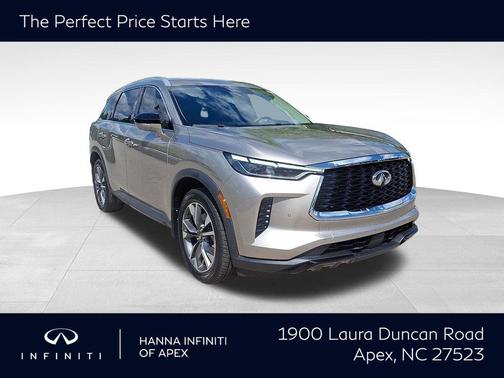 Warm Titanium 2023 INFINITI QX60 Luxe