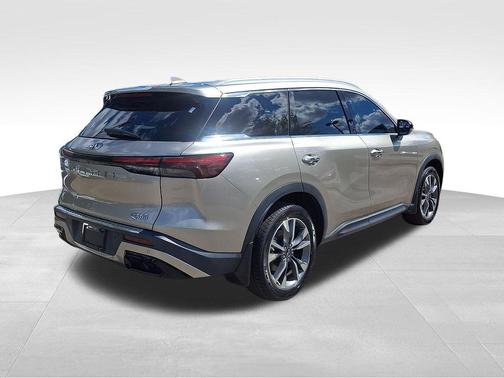 Warm Titanium 2023 INFINITI QX60 Luxe