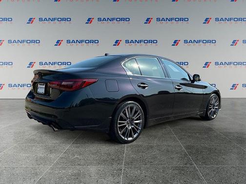 Black Opal Metallic 2023 INFINITI Q50 3.0t RED SPORT 400