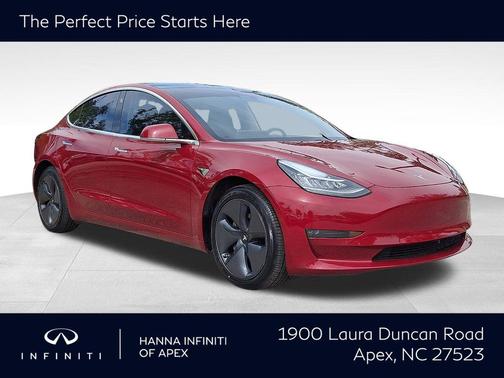 Red Multi-Coat 2019 Tesla Model 3 Long Range