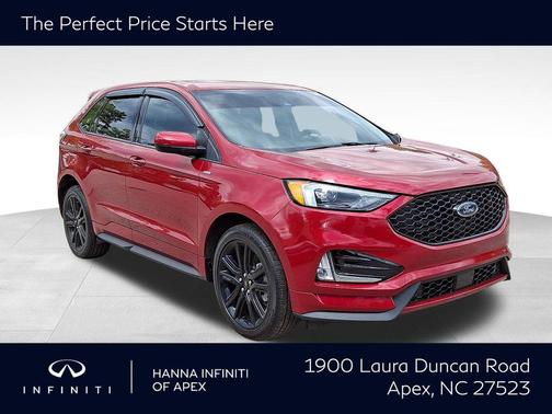 Red Metallic 2021 Ford Edge SEL