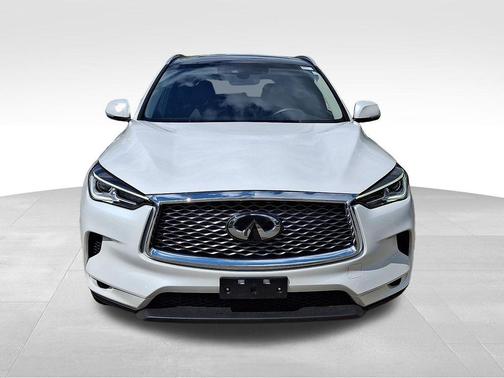 Radiant White 2024 INFINITI QX50 LUXE AWD