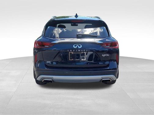 Hermosa Blue 2023 INFINITI QX50 LUXE AWD