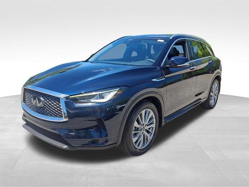 Hermosa Blue 2023 INFINITI QX50 LUXE AWD