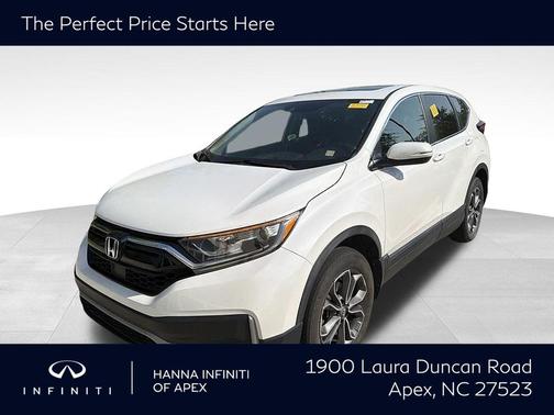 Platinum White Pearl 2020 Honda CR-V AWD EX-L