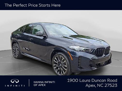 Carbon Black Metallic 2024 BMW X6 M60i