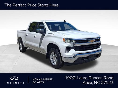 Summit White 2025 Chevrolet Silverado 1500 LT