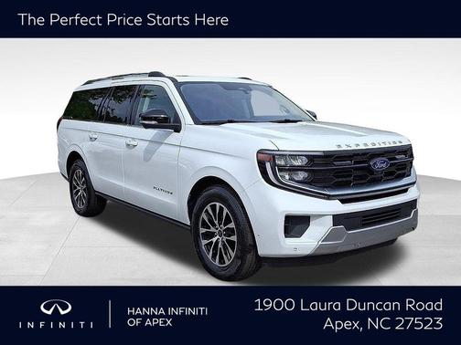 Oxford White 2025 Ford Expedition Max Platinum