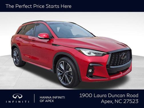 Dynamic Sunstone Red 2024 INFINITI QX50 SPORT