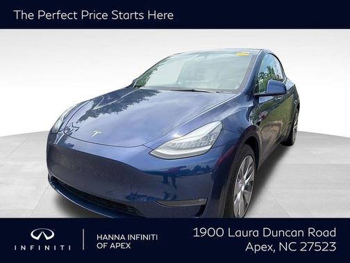 Deep Blue Metallic 2022 Tesla Model Y Long Range Dual Motor All-Wheel Drive