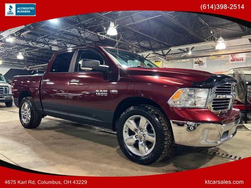 Red 2017 RAM 1500 Big Horn