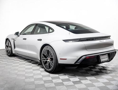 White 2025 Porsche Taycan RWD