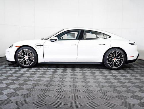 White 2026 Porsche Taycan RWD