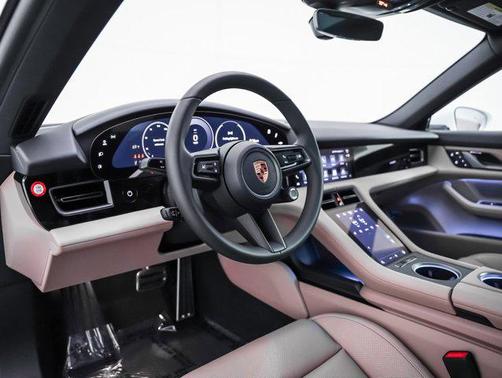 White 2026 Porsche Taycan RWD