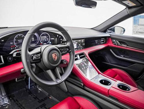 White 2026 Porsche Taycan 4 Black Edition