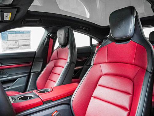 White 2026 Porsche Taycan 4 Black Edition