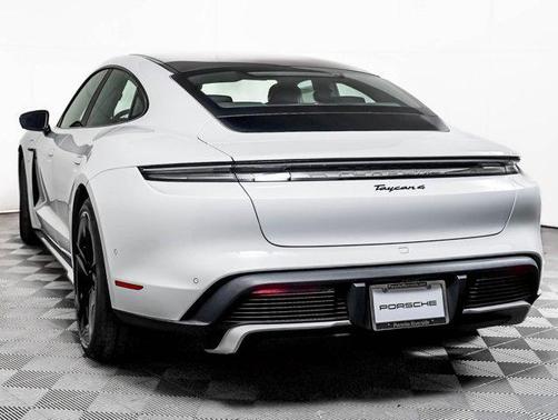 White 2026 Porsche Taycan 4 Black Edition