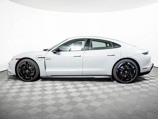 White 2026 Porsche Taycan 4 Black Edition