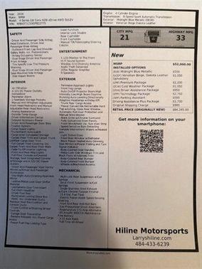 2016 BMW 428 i xDrive SULEV