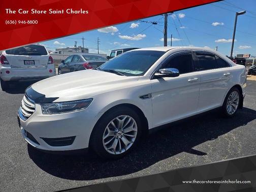 White Platinum Tri-Coat Metallic 2018 Ford Taurus Limited