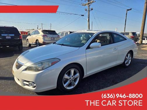 White 2007 Toyota Camry Solara SLE V6