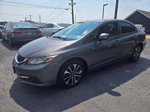 Polished Metal Metallic 2013 Honda Civic EX