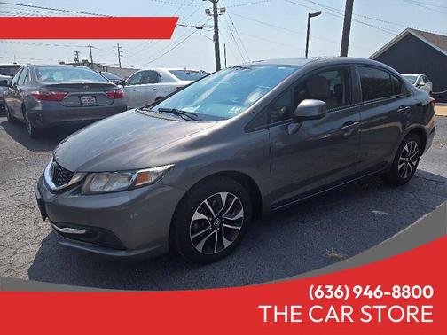 Polished Metal Metallic 2013 Honda Civic EX