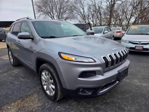 Granite Crystal Clearcoat Metallic 2017 Jeep Cherokee Limited