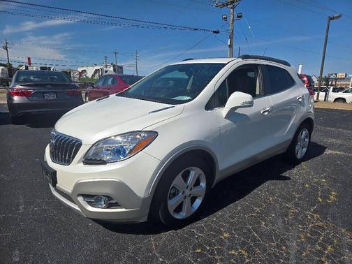 White Pearl Tri-Coat 2015 Buick Encore Leather