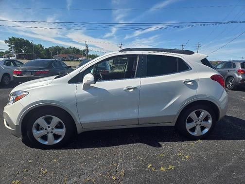 White Pearl Tri-Coat 2015 Buick Encore Leather