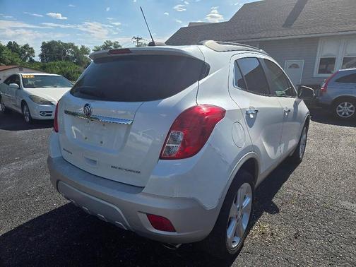 White Pearl Tri-Coat 2015 Buick Encore Leather