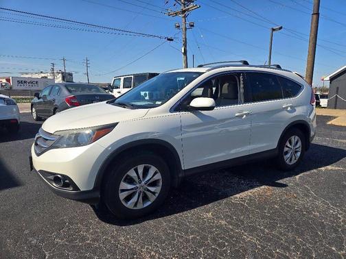 White Diamond Pearl 2013 Honda CR-V EX-L