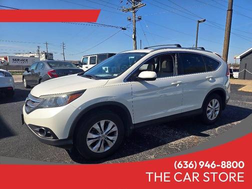 White Diamond Pearl 2013 Honda CR-V EX-L