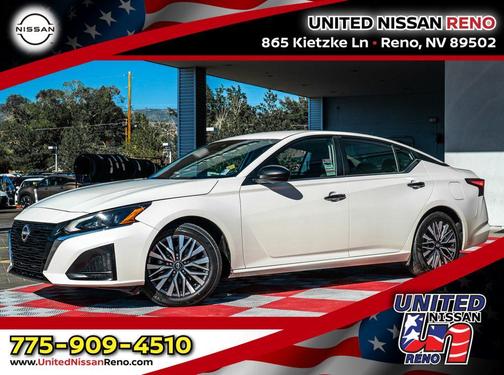 White 2024 Nissan Altima 2.5 SV